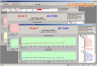 佳木斯LogWareIII 溫濕度記錄軟件