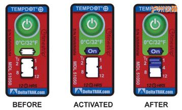 瀘州溫度指示標(biāo)簽 累計上升時間/溫度的標(biāo)簽